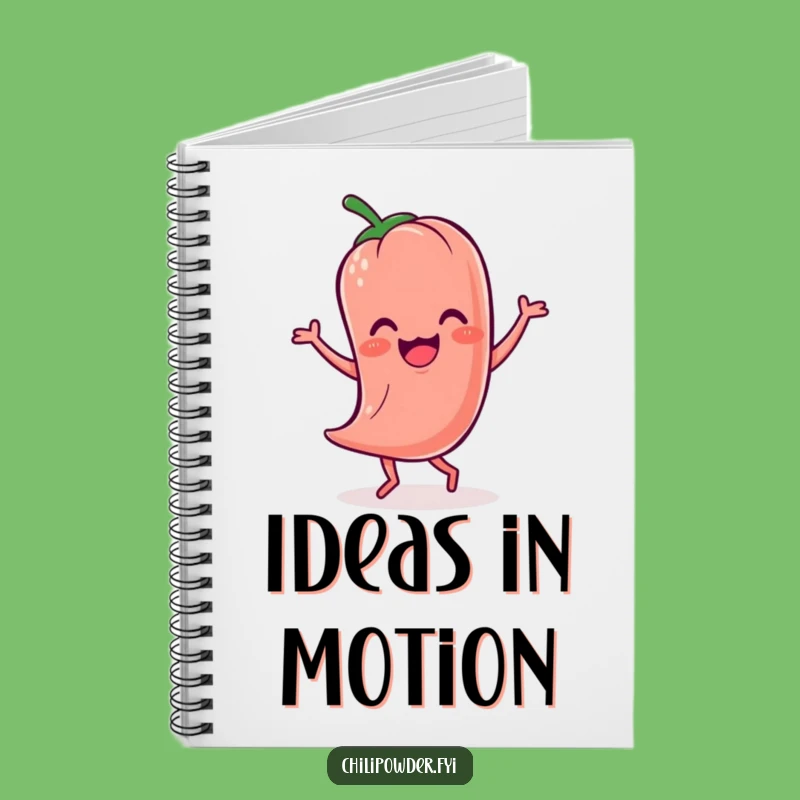Funny Kawaii Chili Powder Jig Notebook A Hilarious Stationery Gift