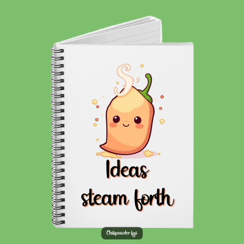 Funny Steamy Chili Notebook - Jot Down Spirited Ideas