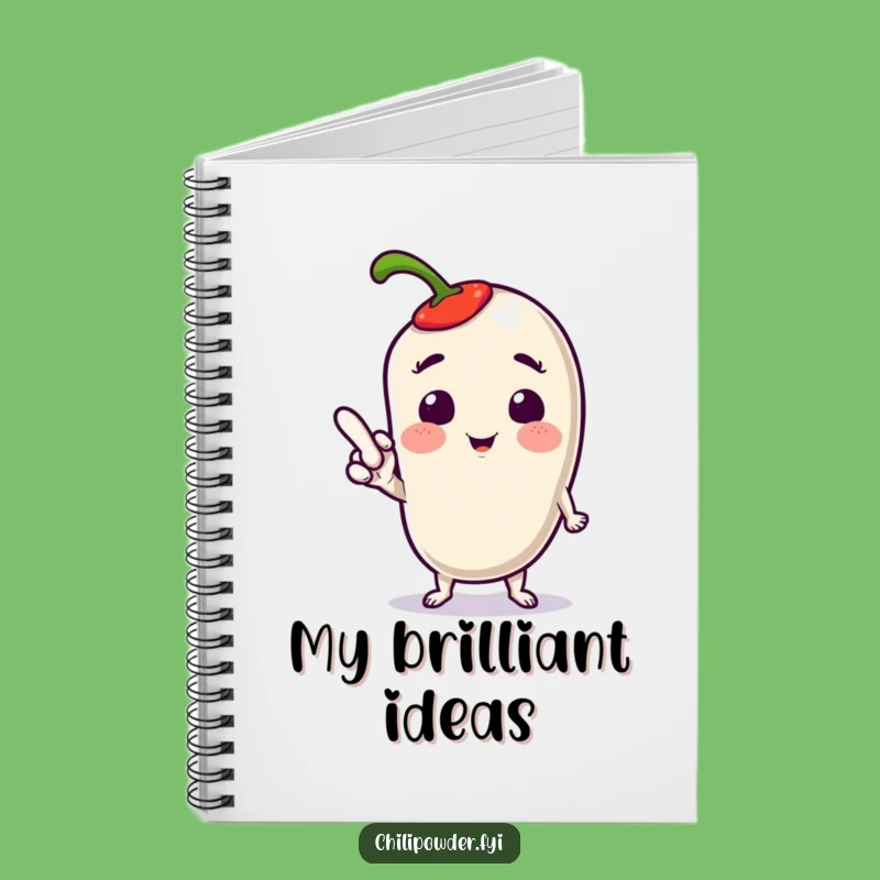 Funny Kawaii Chili Pose Notebook: Jot Down Ideas with Sassy Flair