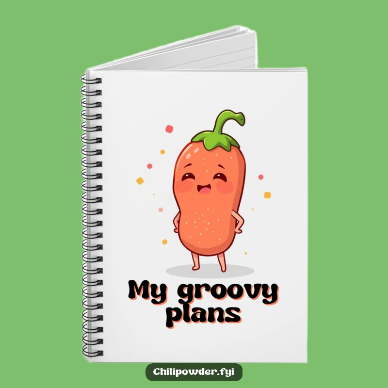 Funny Chili Sprinkle Notebook: Jot Down Fun Ideas with Spice