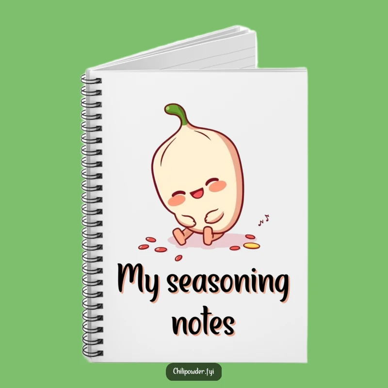 Funny Chili Powder Tripping Notebook - Journal for Spice & Humor Lovers