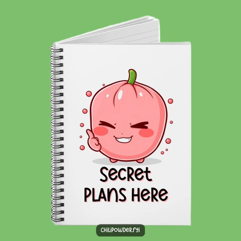Funny Winking Chili Pinch Notebook: Jot Down Your Sly Ideas