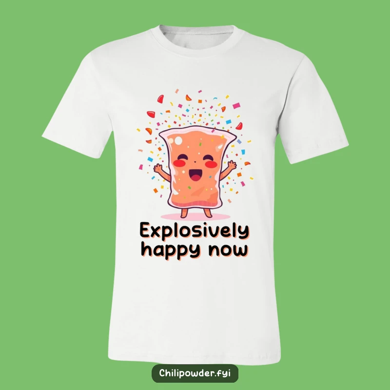 Funny Party Chili T-Shirt: Confetti Spice Character Tee, Great Funny Gift