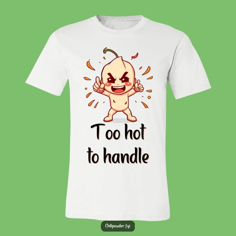 Funny Chili Powder Pose T-Shirt: Heat Up Your Style with Humor