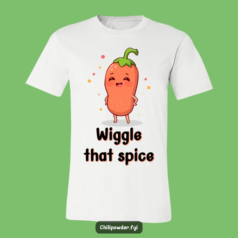 Funny Chili Sprinkle Tee: Merry Wiggling Spice Shirt for Fun