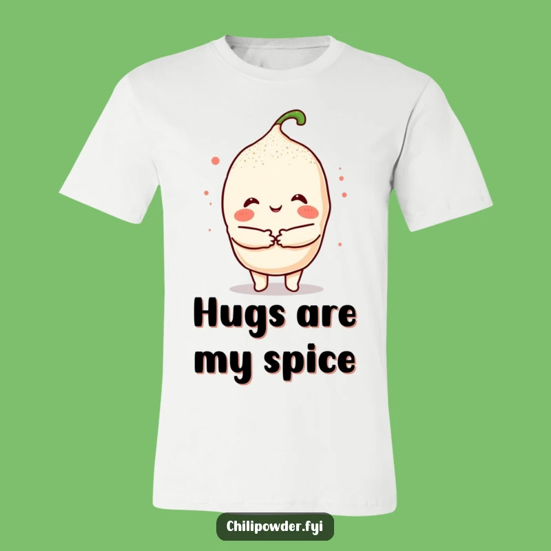 Funny Kawaii Chili Hug T-Shirt: Wear the Comfort of a Spicy Embrace