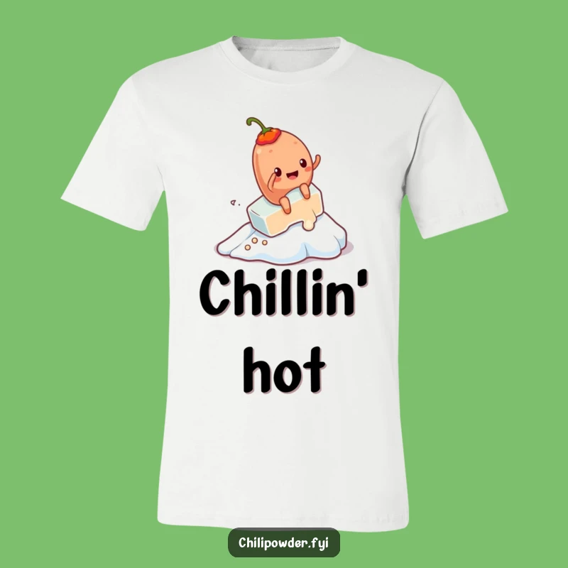 Funny Kawaii Chili Powder Ice Cube Slope Tee A Hilarious Gift Shirt