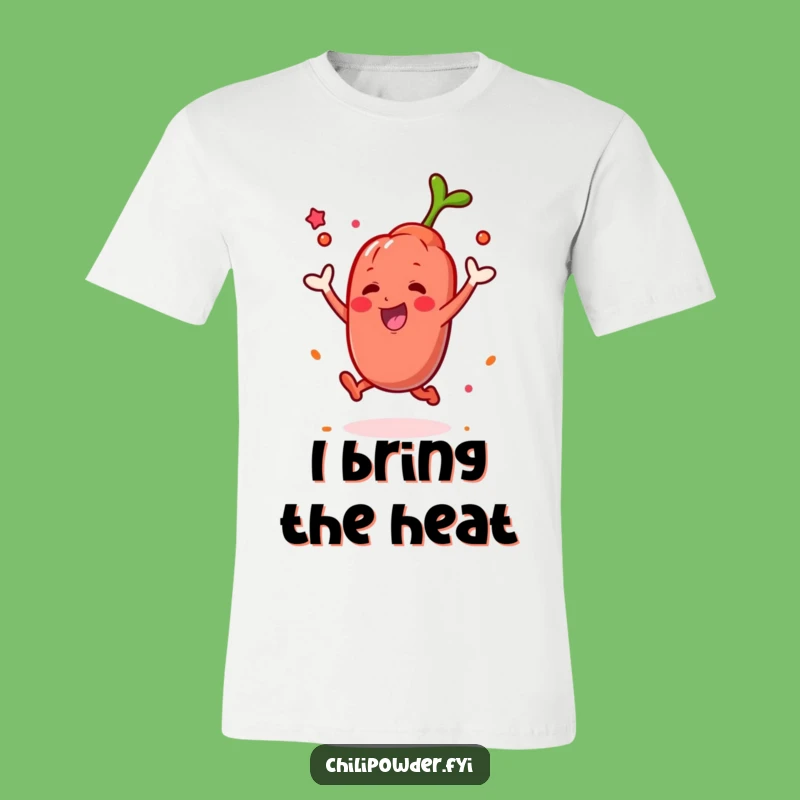 Funny Kawaii Chili Powder T-Shirt: Celebrate with a Spicy Leap!