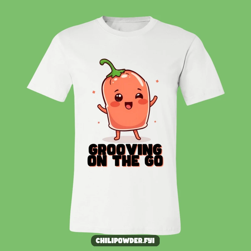 Funny Kawaii Chili Pouch Dance T-Shirt - Wear Your Funky Humor