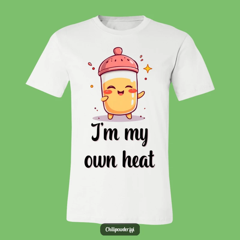 Cheeky Chili Powder T-Shirt - Funny Winking Shaker Spice Tee