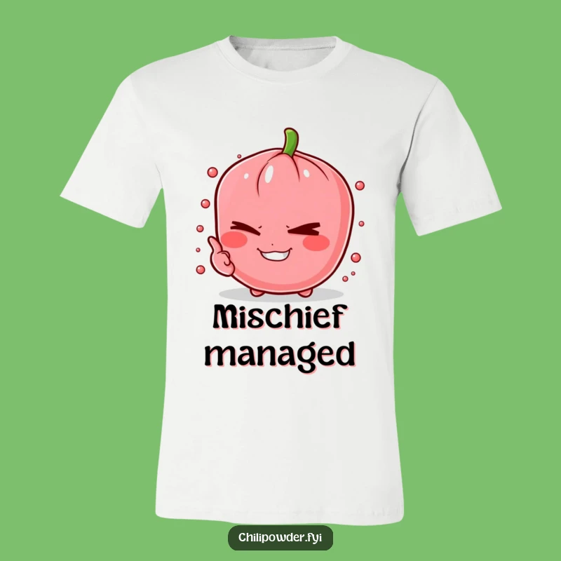 Funny Winking Chili Pinch T-Shirt: Wear Your Mischief Proudly