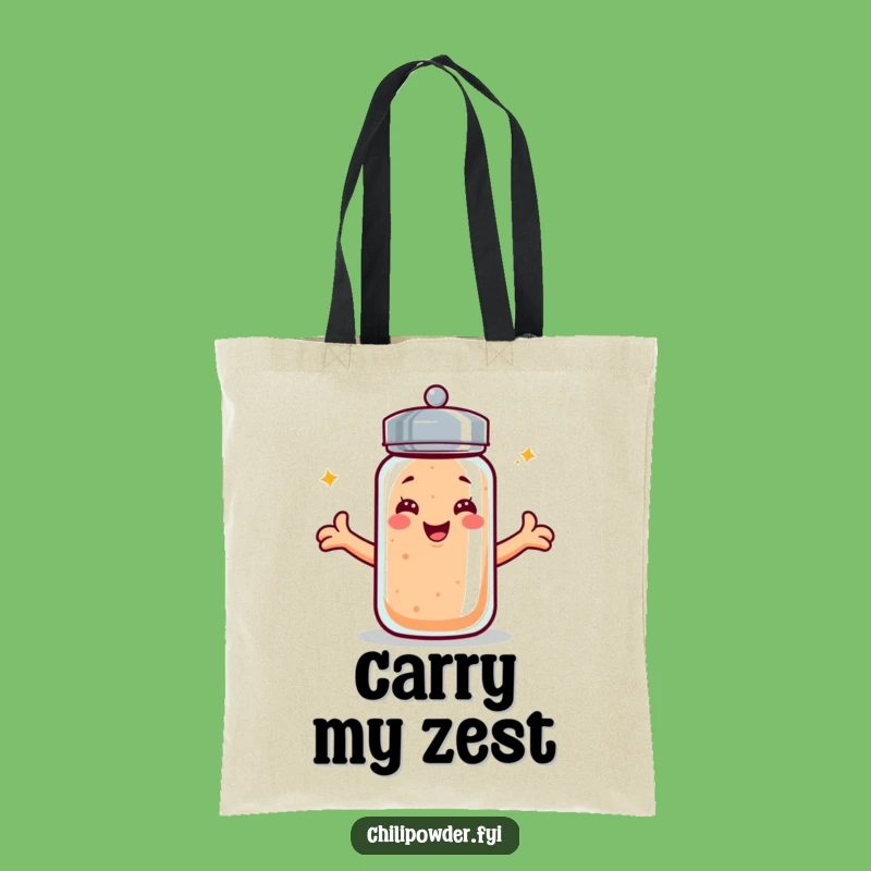 Funny Kawaii Chili Shaker Tote Bag - Carry Your Spice and Smiles