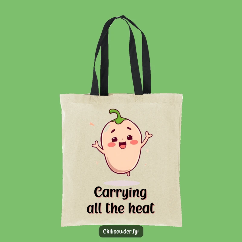 Funny Kawaii Chili Powder Shimmy Tote Bag: Carry Your Fun with This Hilarious Accessory