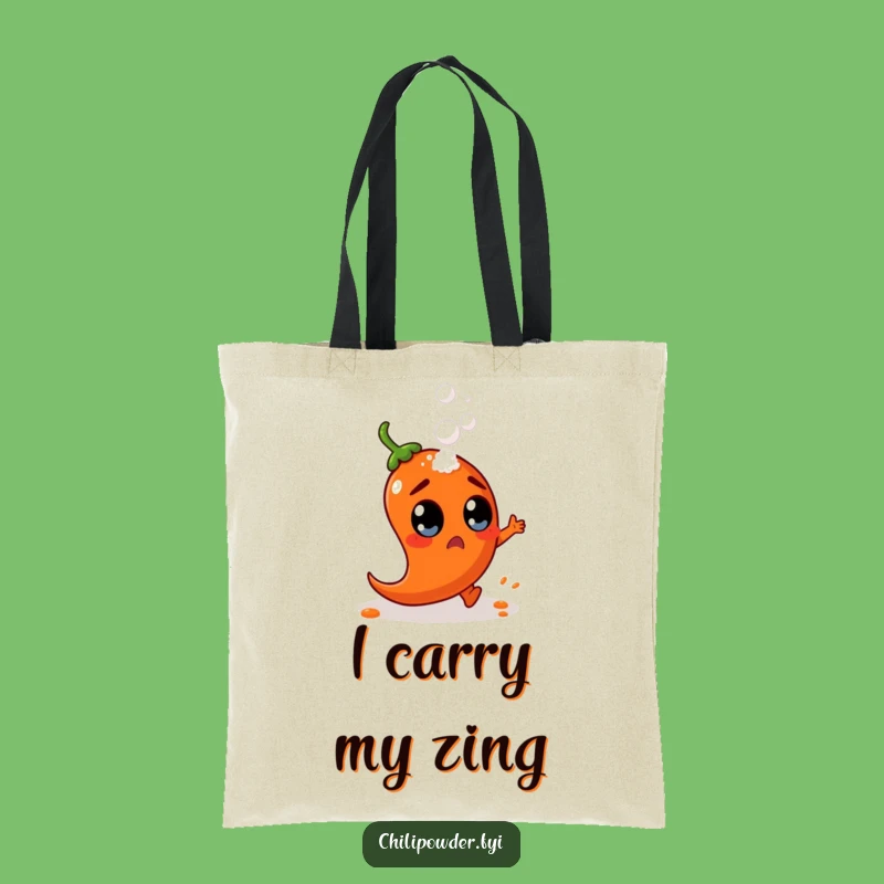 Chili Powder Dodge Tote Bag - Funny Surprised Spice & Salt