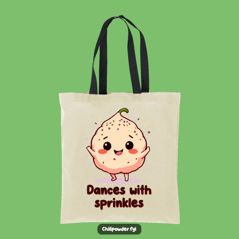 Funny Chili Powder Dance Tote Bag - Hilarious Sprinkled Spice Carry-All