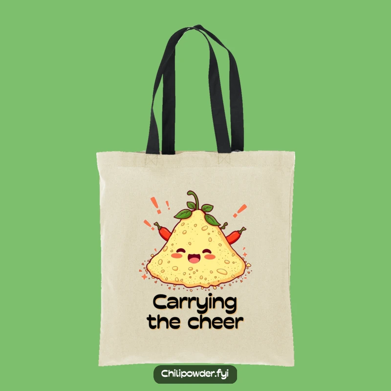 Funny Chili Powder Tote Bag: Carry Your Cheers and Spice Everywhere