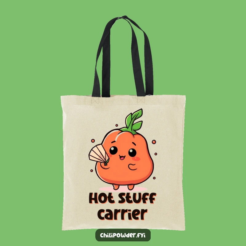 Funny Dramatic Chili Fan Tote Bag - Carry Your Heat with Style Gift
