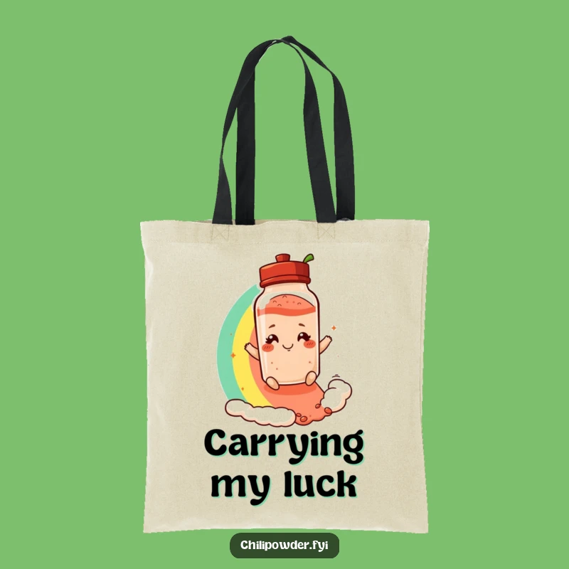 Funny Rainbow Chili Tote Bag: Carry Your Magic with Flair!