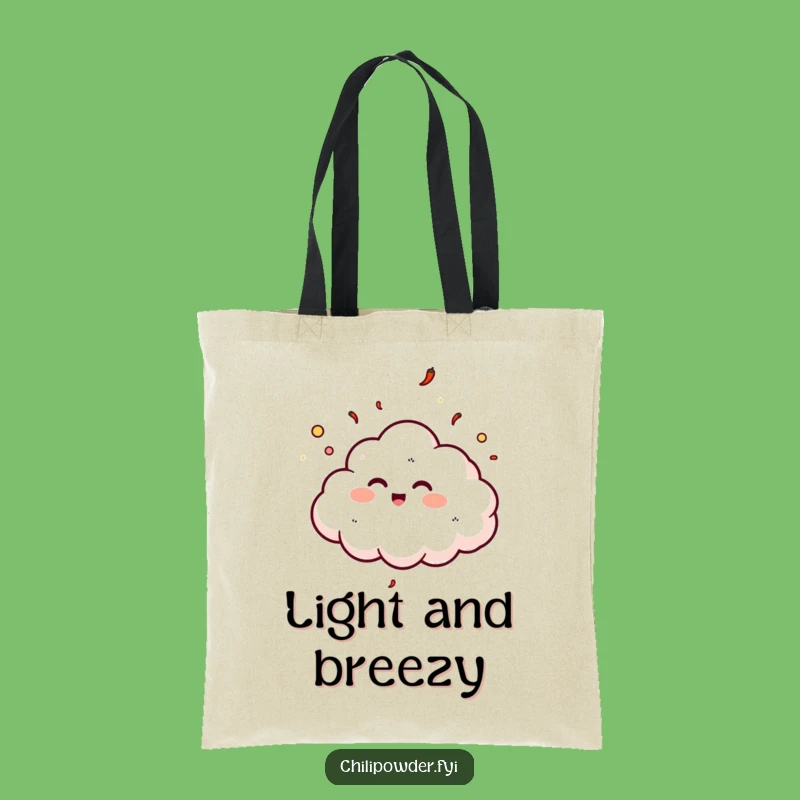 Funny Chili Cloud Tote Bag: Carry Your Joy Everywhere
